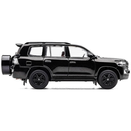 2015 Toyota Land Cruiser (200) Black with Roof Rack 1/64 Diecast Model Car by GCD - GCD - ModelCars.com