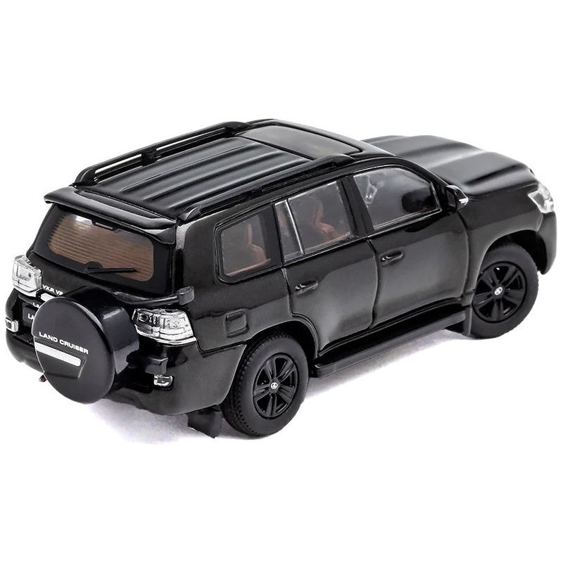 2015 Toyota Land Cruiser (200) Black with Roof Rack 1/64 Diecast Model Car by GCD - GCD - ModelCars.com
