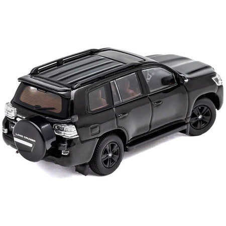 2015 Toyota Land Cruiser (200) Black with Roof Rack 1/64 Diecast Model Car by GCD - GCD - ModelCars.com