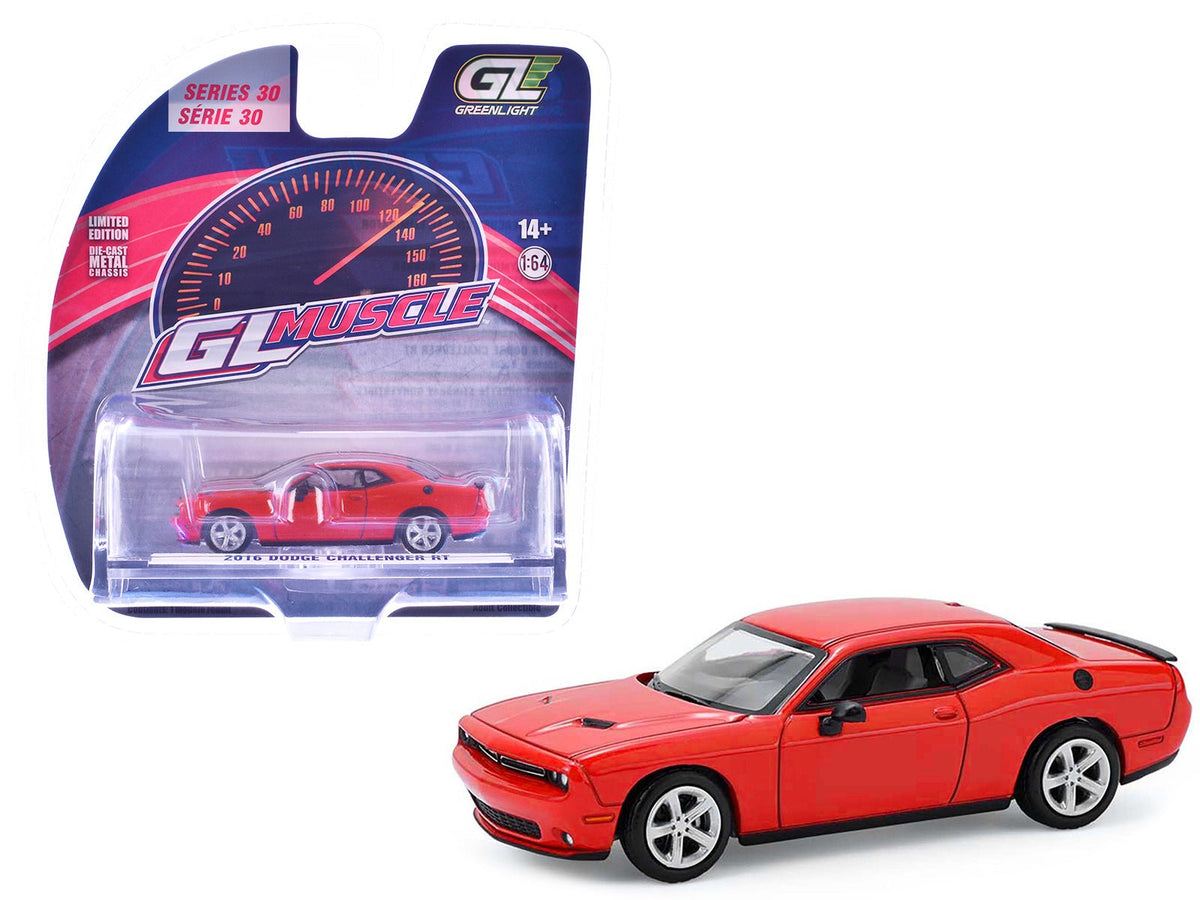 2016 Dodge Challenger RT Torred "GreenLight Muscle" Series 30 1/64 Diecast Model Car by Greenlight-Greenlight-ModelCars.com