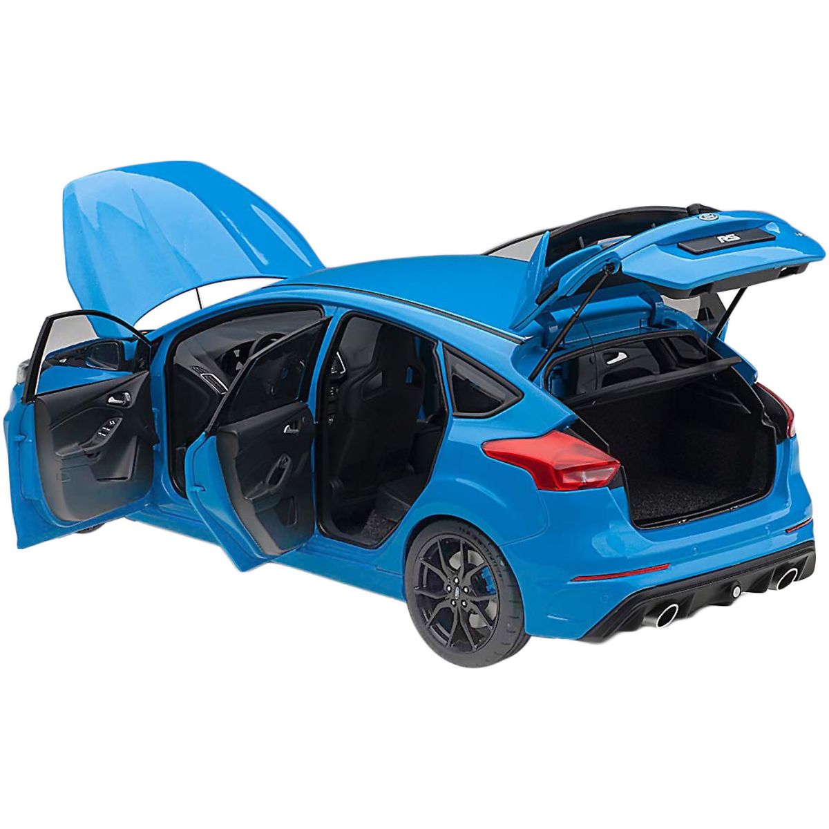 2016 Ford Focus RS Nitrous Blue Metallic 1/18 Model Car by Autoart - Autoart - ModelCars.com