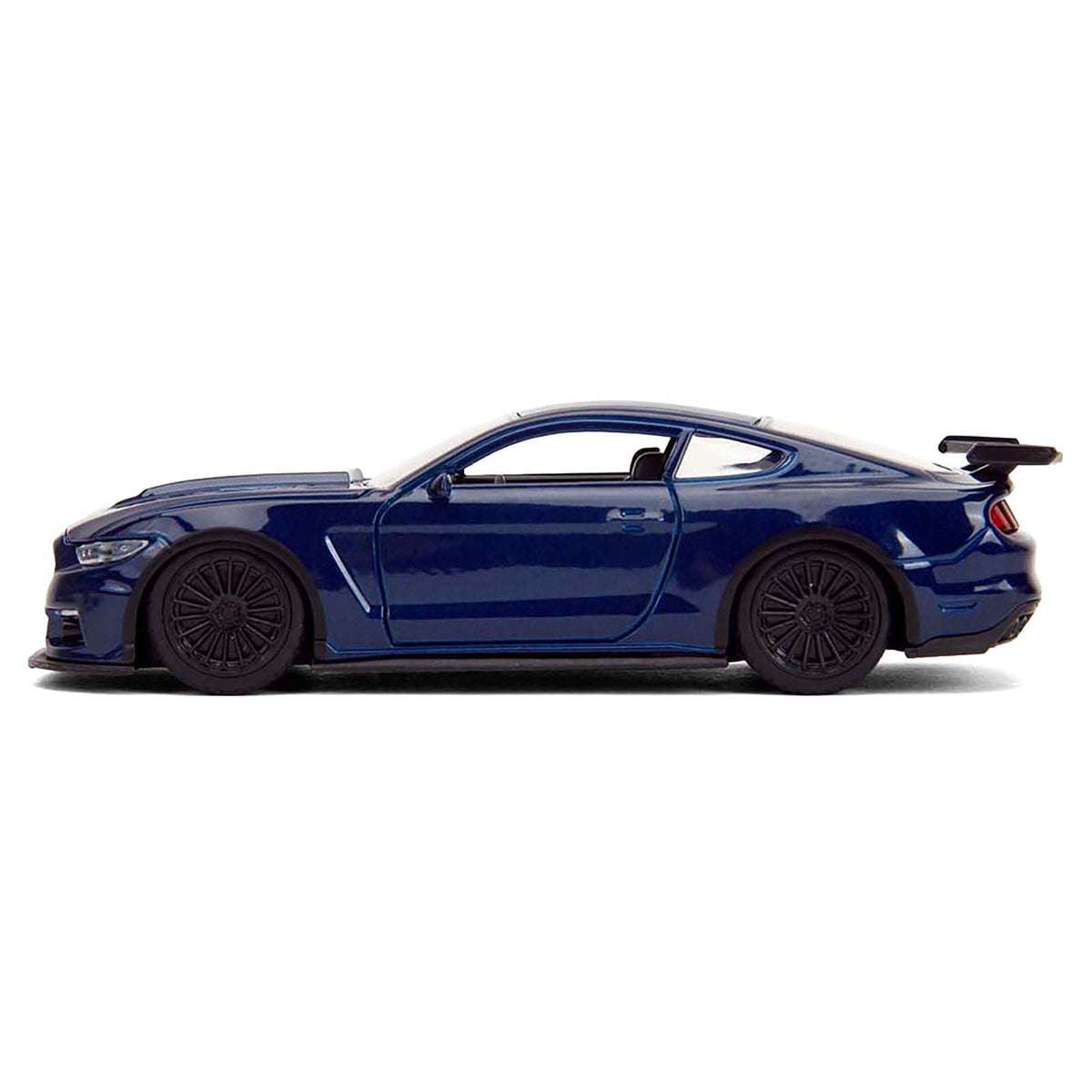 2016 Ford Mustang GT Dark Blue Metallic with White Stripe "F9" (2021) Movie "Fast & Furious" Series 1/32 Diecast Model Car by Jada-Jada-ModelCars.com