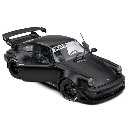 2016 RWB Bodykit "Darth Vader" Matt Black 1/18 Diecast Model Car by Solido - Solido - ModelCars.com