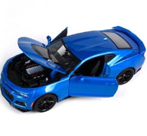 2017 Chevrolet Camaro ZL1 Blue Metallic 1/24 Diecast Model Car by Maisto-Maisto-ModelCars.com