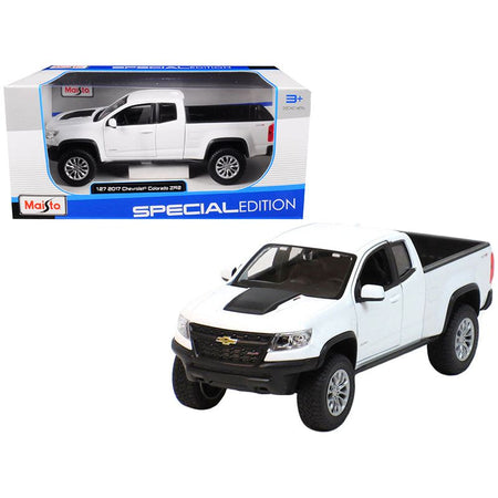 2017 Chevrolet Colorado ZR2 Pickup Truck White 1/27 Diecast Model Car by Maisto - Maisto - ModelCars.com