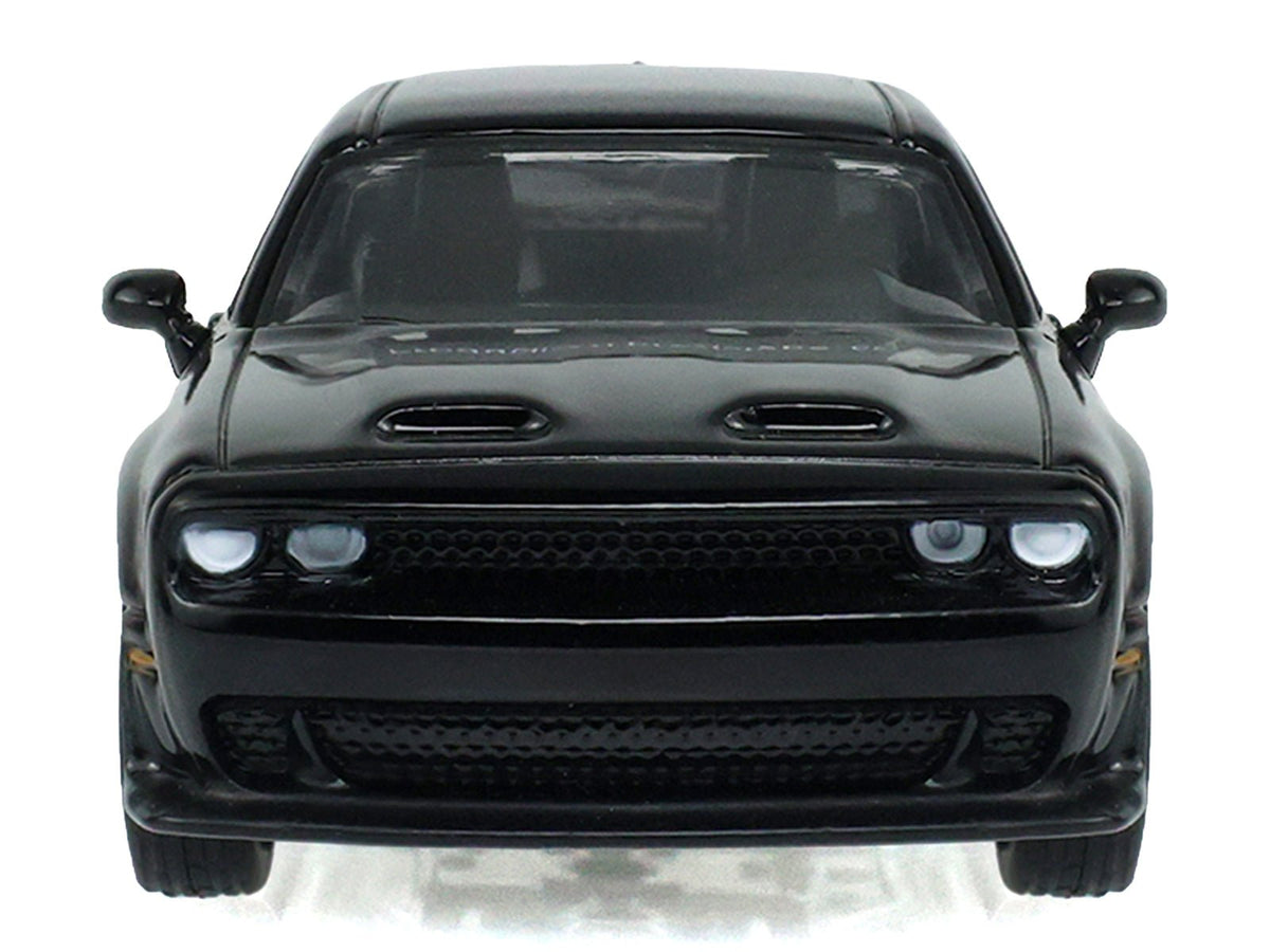 2017 Dodge Challenger SRT Hellcat Widebody Black "Black Bandit" Series 31 1/64 Diecast Model Car by Greenlight-Greenlight-ModelCars.com