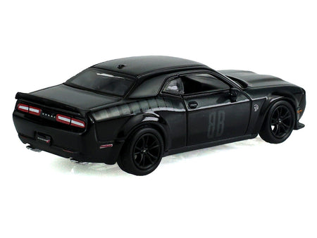 2017 Dodge Challenger SRT Hellcat Widebody Black "Black Bandit" Series 31 1/64 Diecast Model Car by Greenlight-Greenlight-ModelCars.com