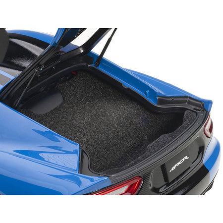 2017 Dodge Viper ACR Competition Blue with Black Stripes 1/18 Model Car by Autoart-Autoart-ModelCars.com