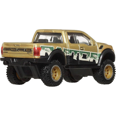 2017 Ford F - 150 Raptor Pickup Truck Gold Metallic with Graphics "HW Off Road" Series Diecast Model Car by Hot Wheels - Hotwheels - ModelCars.com