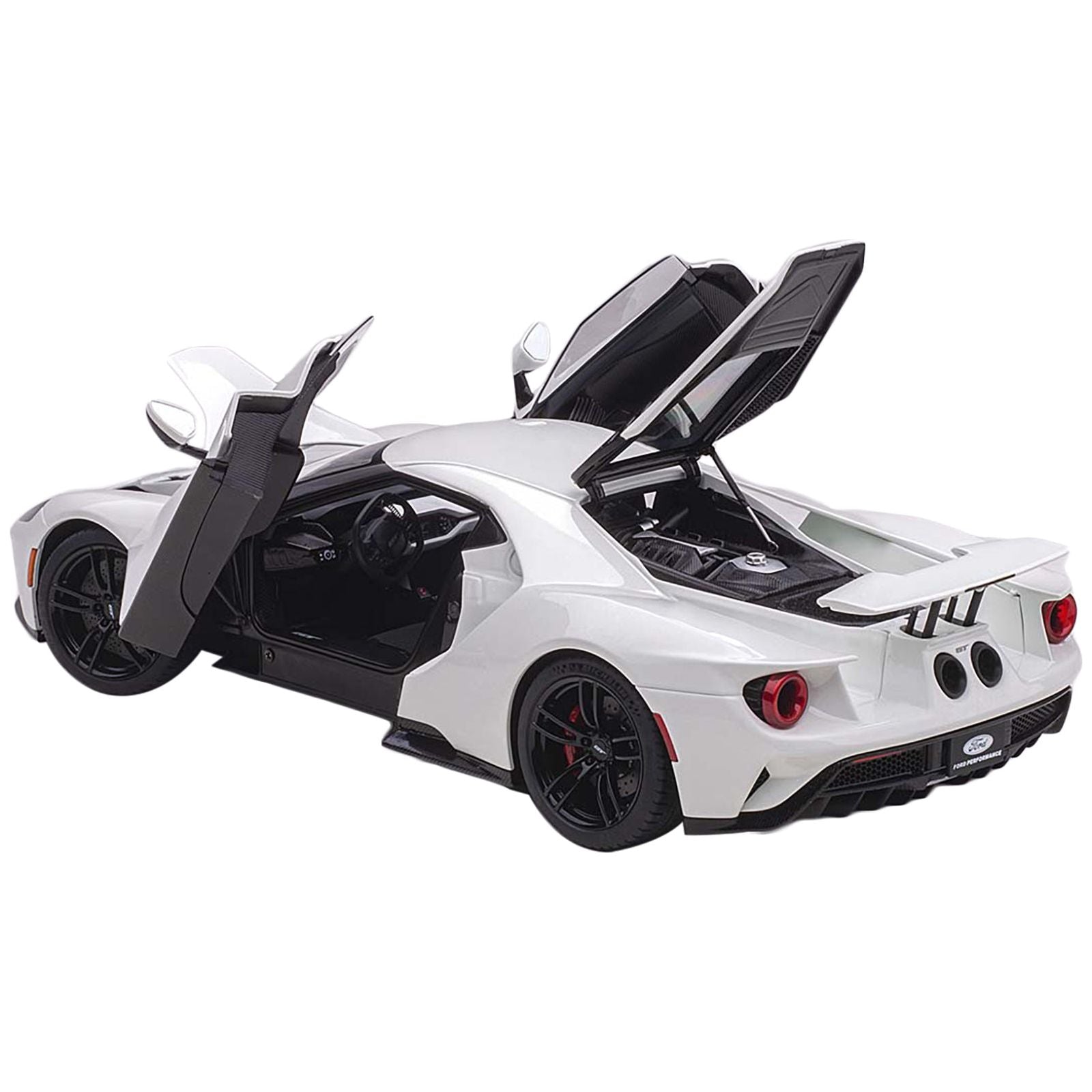 2017 Ford GT Frozen White 1/18 Model Car by Autoart - Autoart - ModelCars.com