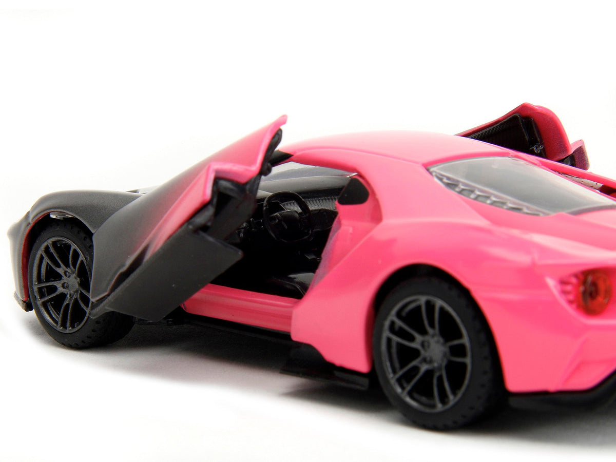 2017 Ford GT Gray Metallic and Pink Gradient "Pink Slips" Series 1/32 Diecast Model Car by Jada-Jada-ModelCars.com
