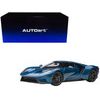 2017 Ford GT Liquid Blue 1/18 Model Car by Autoart - Autoart - ModelCars.com