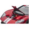 2017 Ford GT Liquid Red Metallic with Silver Stripes 1/12 Model Car by Autoart - Autoart - ModelCars.com