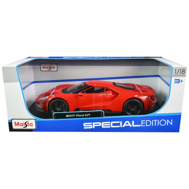 2017 Ford GT Red with Black Wheels "Special Edition" 1/18 Diecast Model Car by Maisto - Maisto - ModelCars.com