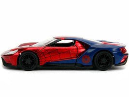 2017 Ford GT "Spider-Man" Theme "Marvel" Series 1/32 Diecast Model Car by Jada-Jada-ModelCars.com