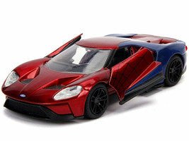 2017 Ford GT "Spider-Man" Theme "Marvel" Series 1/32 Diecast Model Car by Jada-Jada-ModelCars.com