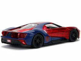 2017 Ford GT "Spider-Man" Theme "Marvel" Series 1/32 Diecast Model Car by Jada-Jada-ModelCars.com