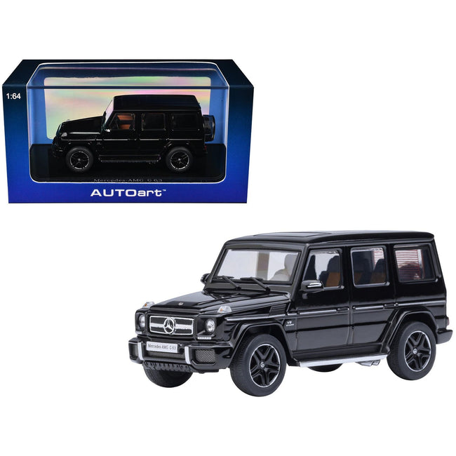 2017 Mercedes-Benz AMG G 63 Black 1/64 Diecast Model Car by Autoart-Autoart-ModelCars.com