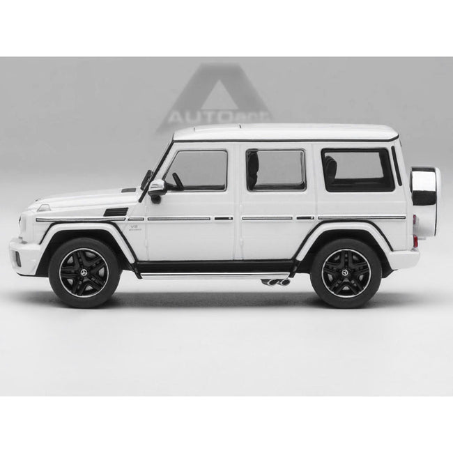 2017 Mercedes-Benz AMG G 63 White 1/64 Diecast Model Car by Autoart-Autoart-ModelCars.com