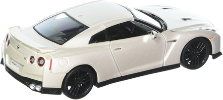 2017 Nissan GT-R R35 White 1/24 Diecast Model Car by Bburago-Bburago-ModelCars.com