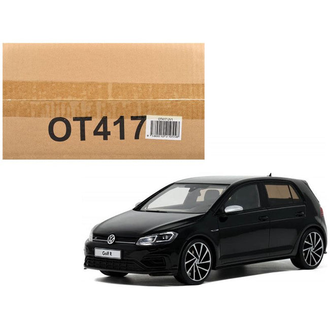 2017 Volkswagen Golf VII R 5 Deep Black Limited Edition to 2000 pieces Worldwide 1/18 Model Car by Otto Mobile - Otto Mobile - ModelCars.com