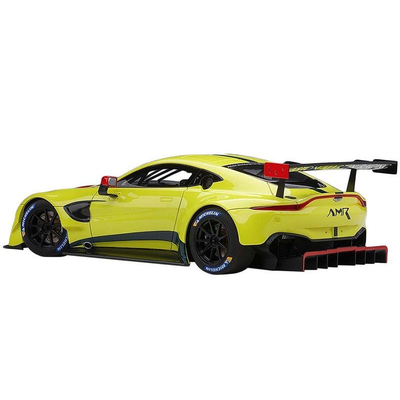 2018 Aston Martin Vantage GTE Le Mans PRO Presentation Car Lemon Green Metallic with Carbon and Red Accents "Aston Martin Racing" 1/18 Model Car by Autoart - Autoart - ModelCars.com