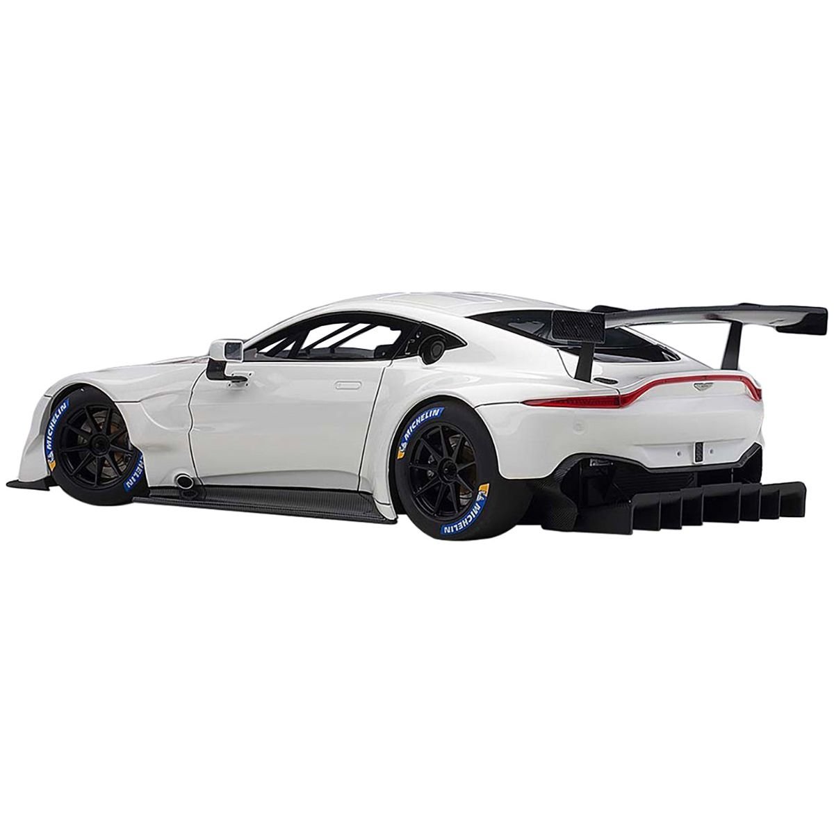 2018 Aston Martin Vantage GTE Le Mans PRO White with Carbon Accents 1/18 Model Car by Autoart - Autoart - ModelCars.com