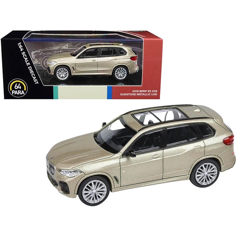 2018 BMW X5 G05 with Sunroof Sunstone Gold Metallic 1/64 Diecast Model Car by Paragon Models - Paragon - ModelCars.com