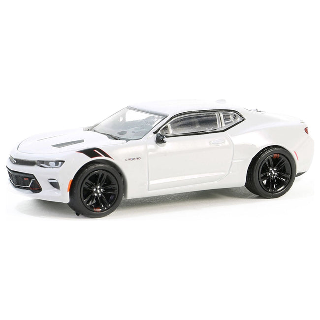 2018 Chevrolet Camaro SS Redline Edition Silver Ice Metallic "GreenLight Muscle" Series 28 1/64 Diecast Model Car by Greenlight - Greenlight - ModelCars.com