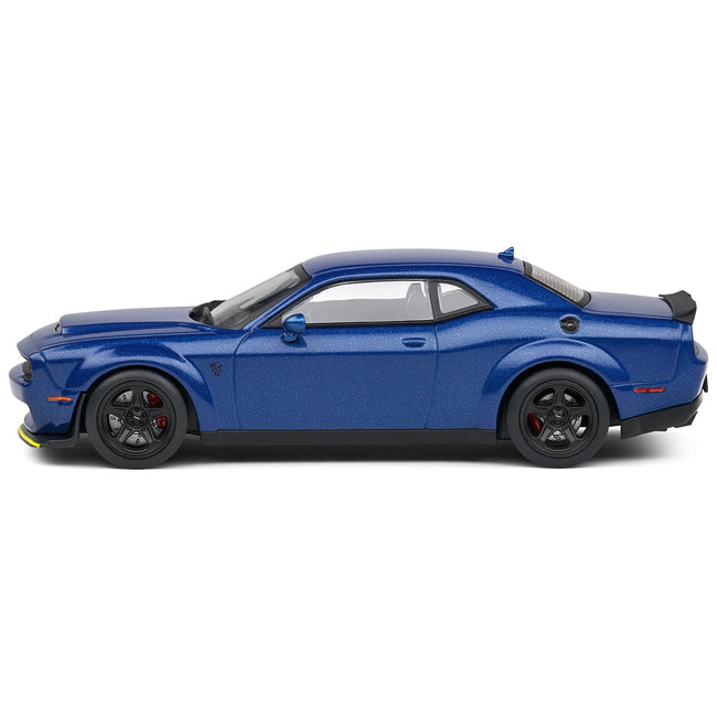 2018 Dodge Challenger SRT Demon Electric Blue Pearl 1/43 Diecast Model Car by Solido - Solido - ModelCars.com