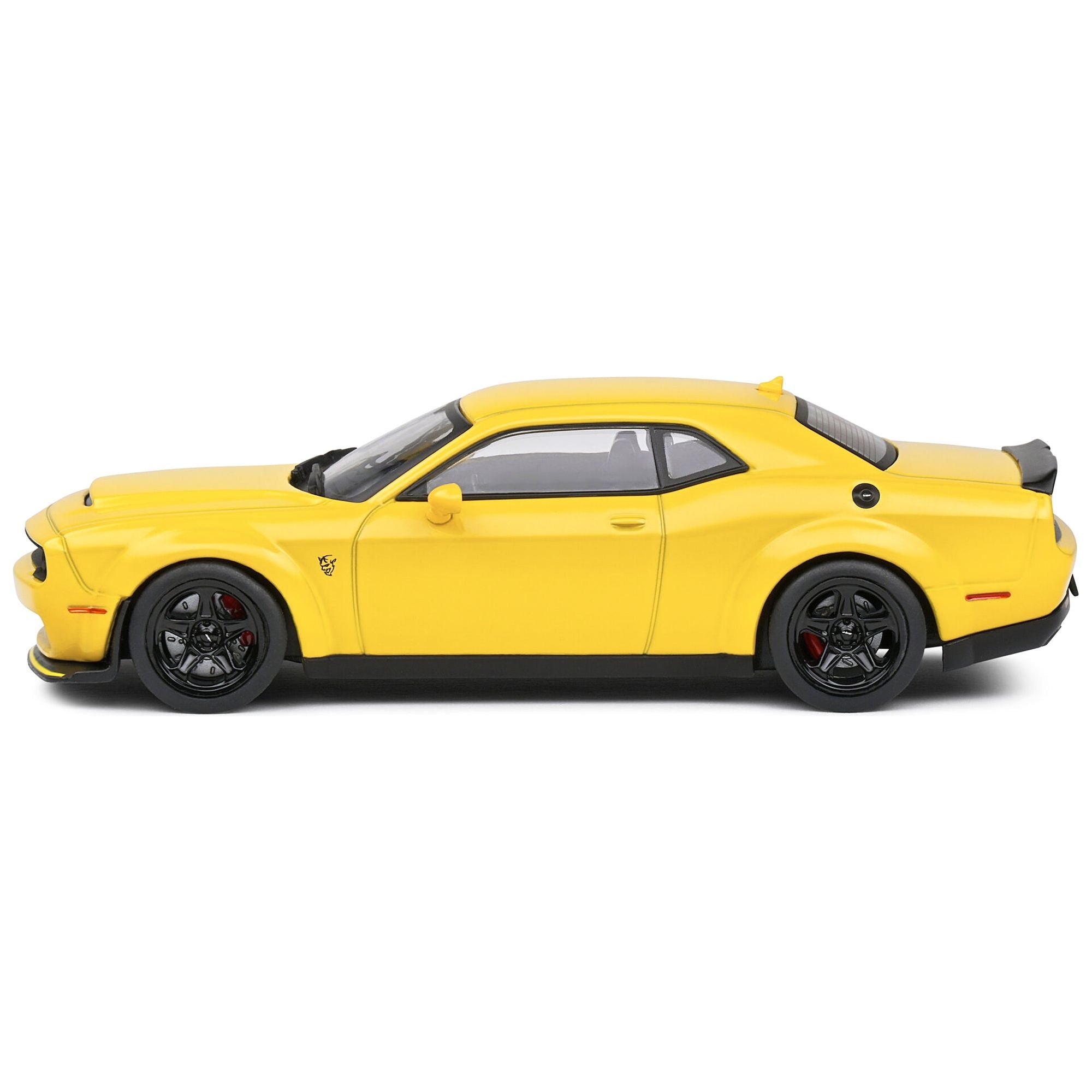 2018 Dodge Challenger SRT Demon Yellow 1/43 Diecast Model Car by Solido - Solido - ModelCars.com