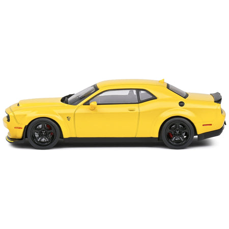 2018 Dodge Challenger SRT Demon Yellow 1/43 Diecast Model Car by Solido - Solido - ModelCars.com