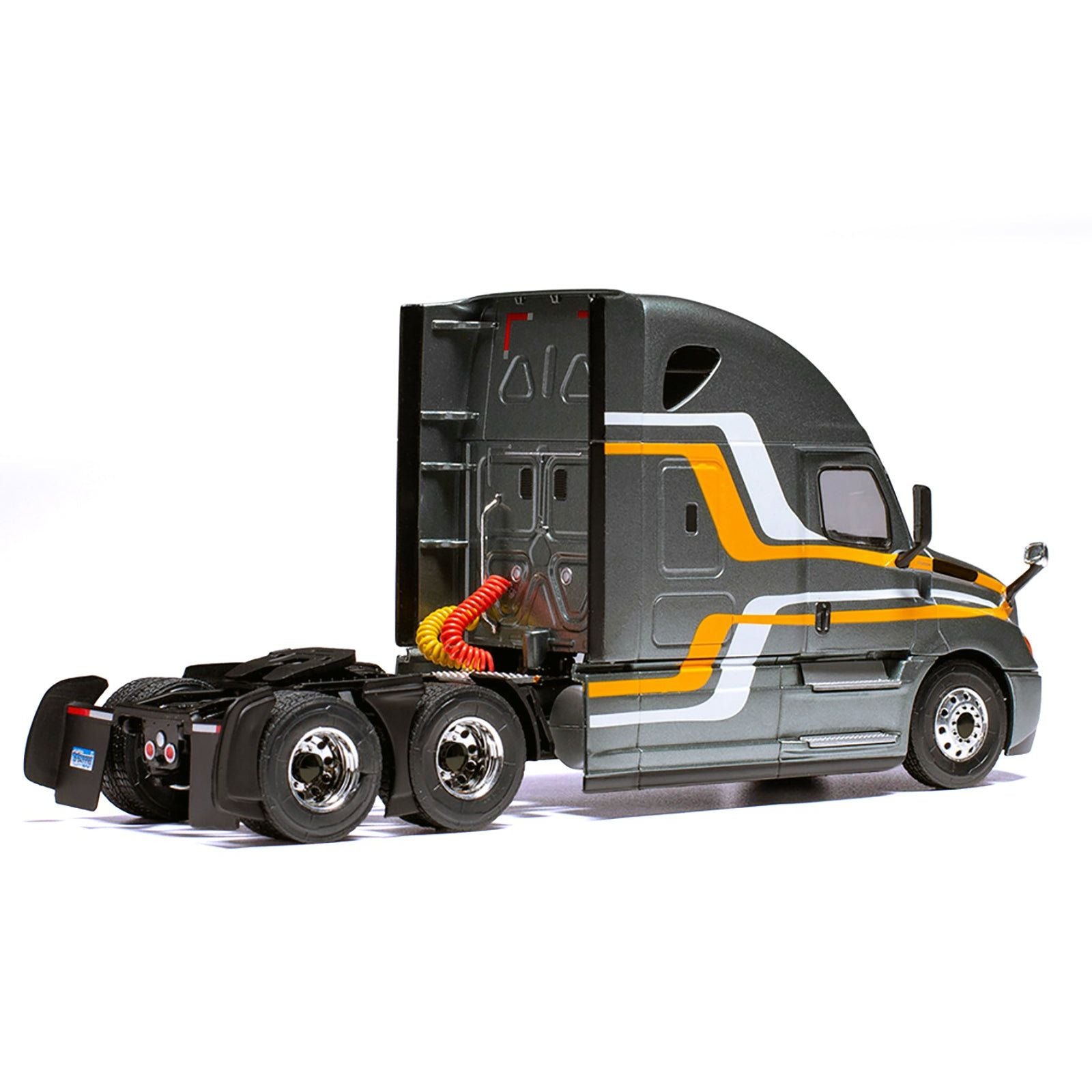 2018 Freightliner Cascadia Truck Tractor Gray Metallic with Stripes 1/43 Diecast Model by IXO Models - IXO - ModelCars.com