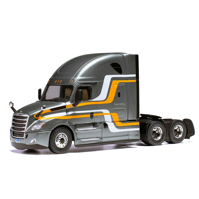 2018 Freightliner Cascadia Truck Tractor Gray Metallic with Stripes 1/43 Diecast Model by IXO Models - IXO - ModelCars.com