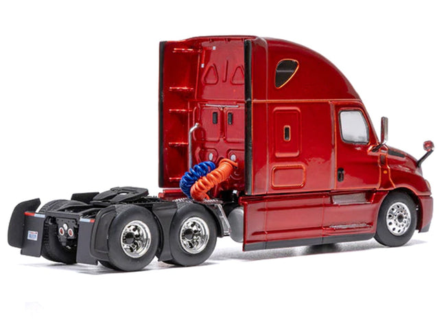 2018 Freightliner Cascadia Truck Tractor Red Metallic 1/64 Diecast Model by IXO Models-IXO-ModelCars.com