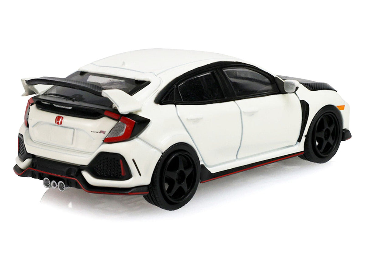 2018 Honda Civic Type-R (FK8) RHD (Right Hand Drive) Championship White with Carbon Hood "Tokyo Torque" Series 10 1/64 Diecast Model Car by Greenlight-Greenlight-ModelCars.com