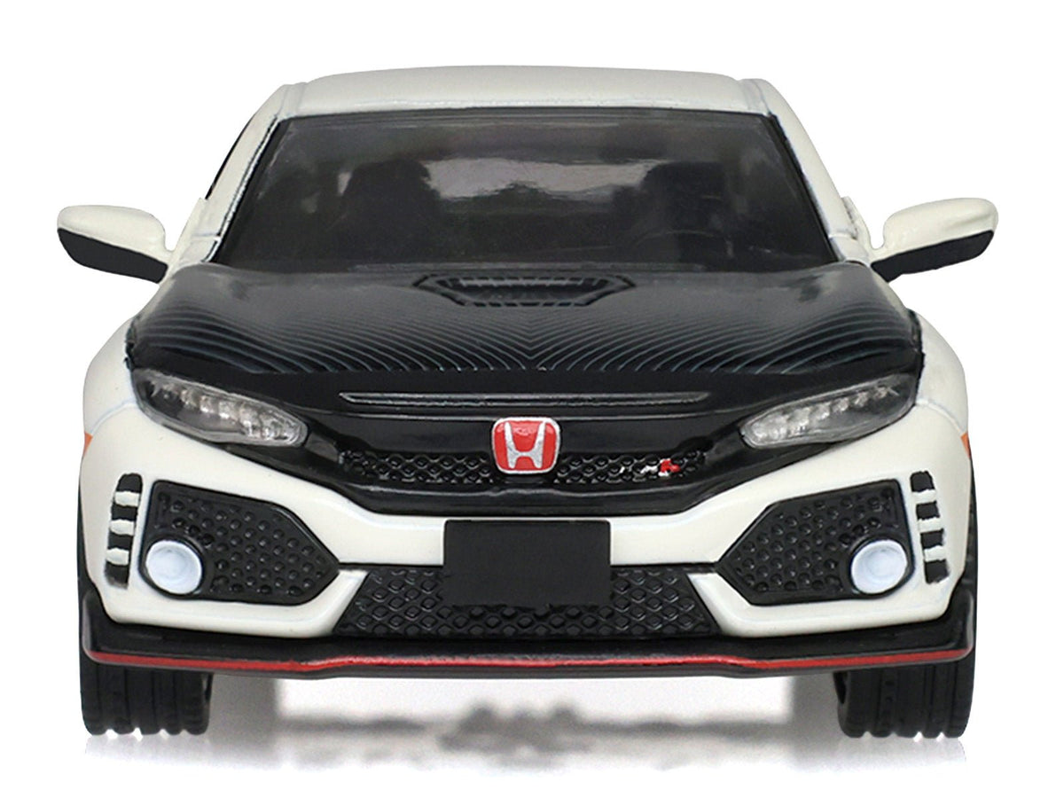 2018 Honda Civic Type-R (FK8) RHD (Right Hand Drive) Championship White with Carbon Hood "Tokyo Torque" Series 10 1/64 Diecast Model Car by Greenlight-Greenlight-ModelCars.com