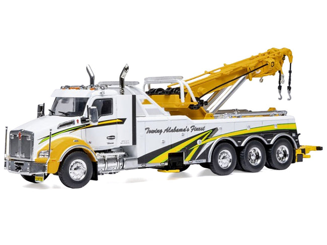 2018 Kenworth T880 Wrecker Tow Truck "Towing Alabama's Finest" White with Graphics 1/43 Diecast Model by IXO Models-IXO-ModelCars.com