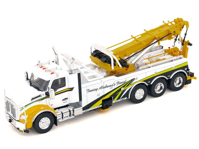 2018 Kenworth T880 Wrecker Tow Truck "Towing Alabama's Finest" White with Graphics 1/43 Diecast Model by IXO Models-IXO-ModelCars.com