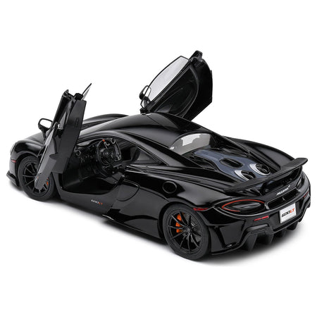 2018 McLaren 600LT Black 1/18 Diecast Model Car by Solido - Solido - ModelCars.com