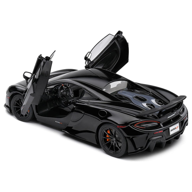 2018 McLaren 600LT Black 1/18 Diecast Model Car by Solido - Solido - ModelCars.com