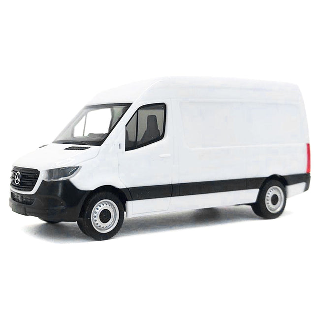 2018 Mercedes-Benz Sprinter Van White 1/87 (HO) Plastic Model Car by Promotex-Promotex-ModelCars.com