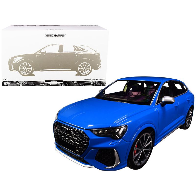 2019 Audi RS Q3 Sportback Blue Limited Edition to 240 pieces Worldwide 1/18 Diecast Model Car by Minichamps - Minichamps - ModelCars.com