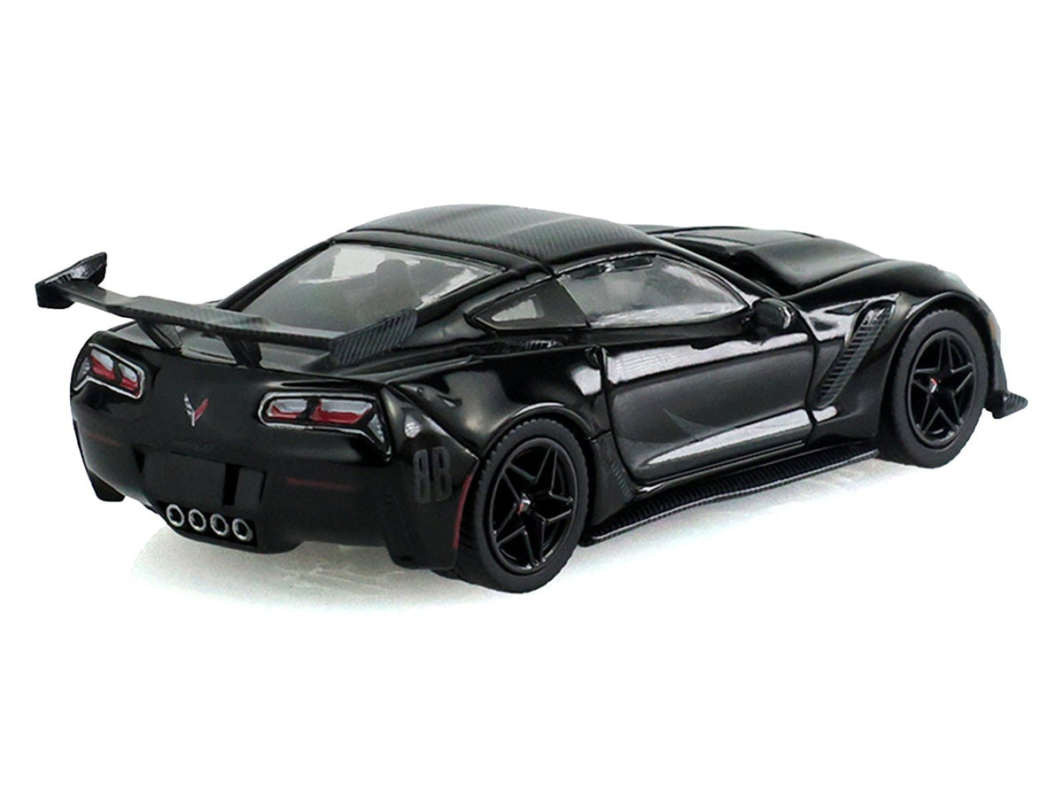 2019 Chevrolet Corvette ZR1 Black "Black Bandit" Series 31 1/64 Diecast Model Car by Greenlight-Greenlight-ModelCars.com