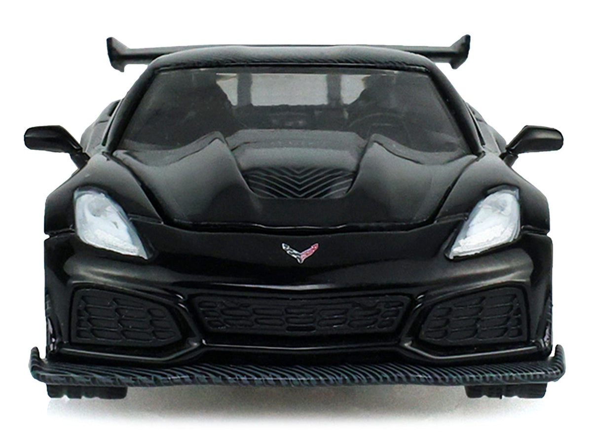 2019 Chevrolet Corvette ZR1 Black "Black Bandit" Series 31 1/64 Diecast Model Car by Greenlight-Greenlight-ModelCars.com