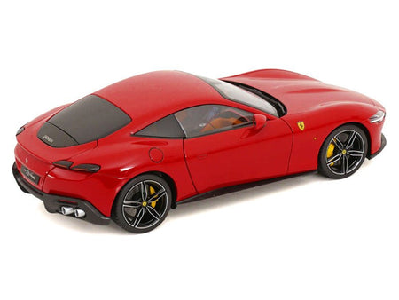 2019 Ferrari Roma Red with Orange Interior 1/18 Diecast Model Car by Polistil-Polistil-ModelCars.com