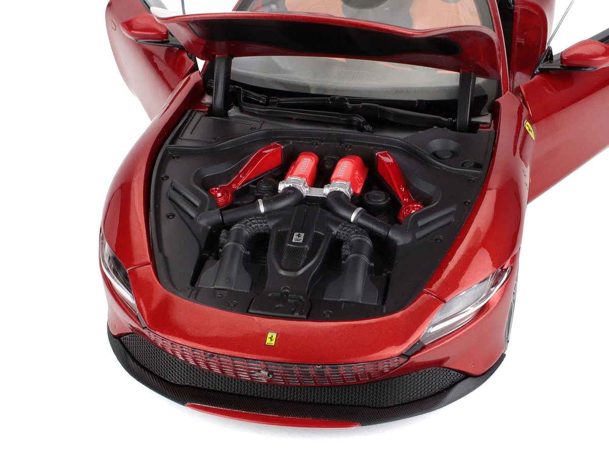 2019 Ferrari Roma Rosso Magma Red Metallic 1/18 Diecast Model Car by Polistil-Polistil-ModelCars.com