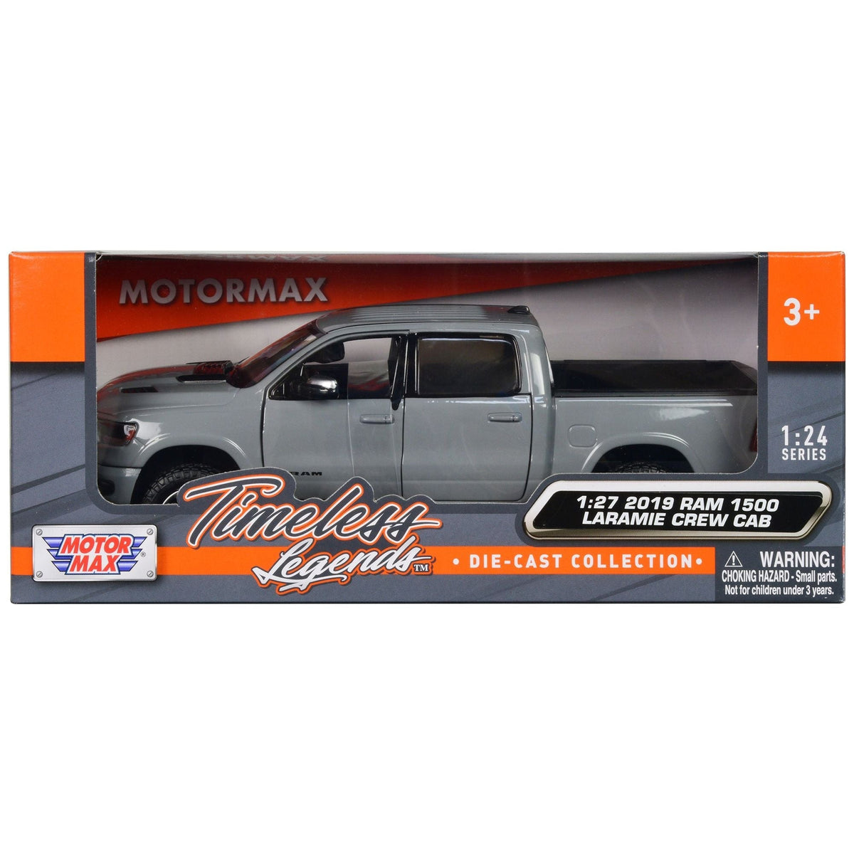 2019 Ford F-150 Limited Crew Cab Pickup Truck Gray "Timeless Legends" Series 1/24-1/27 Diecast Model Car by Motormax-Motormax-ModelCars.com