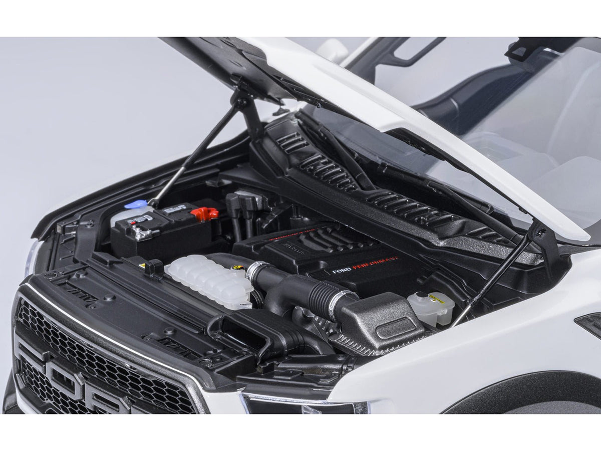 2019 Ford F-150 Raptor Pickup Truck Oxford White 1/18 Model Car by Autoart-Autoart-ModelCars.com