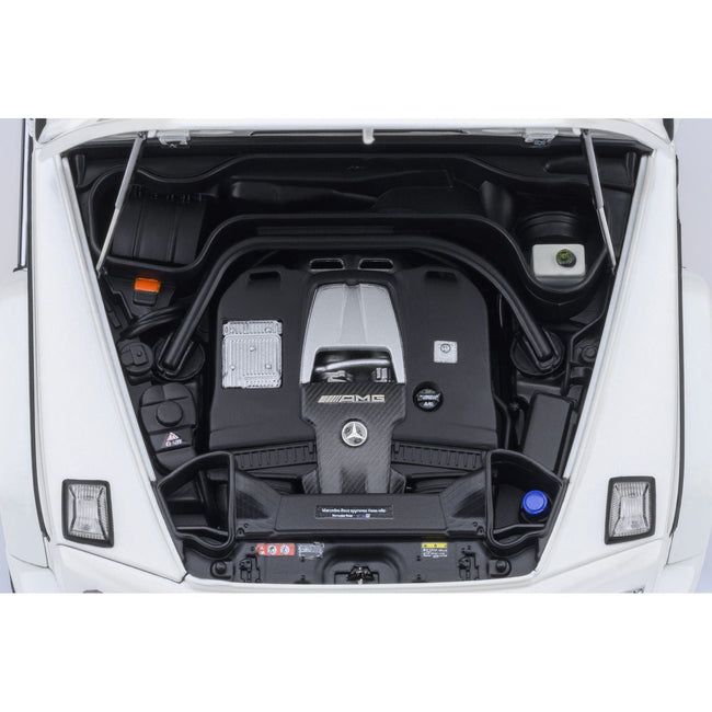 2019 Mercedes-Benz AMG G63 Brilliant White Metallic 1/18 Model Car by Autoart-Autoart-ModelCars.com